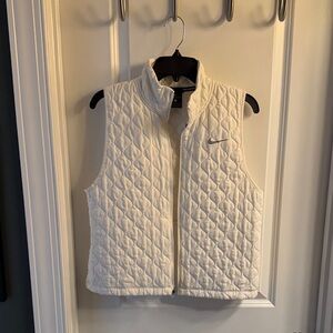 Nike Aerolayer White Quilted Vest